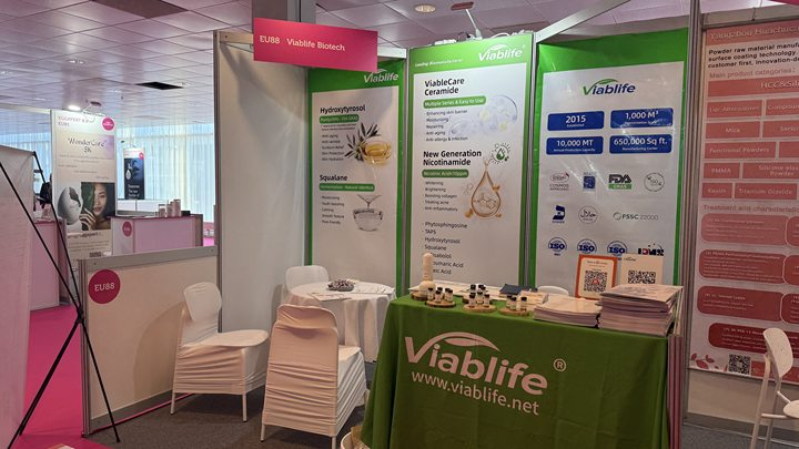 Добро пожаловать на стенд Viablife #EU88 на выставке In-Cosmetics Global!