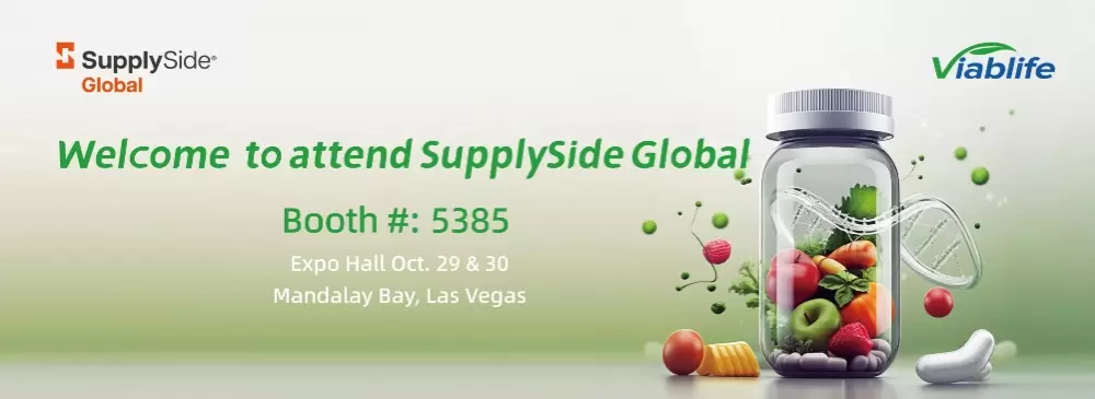 Viablife представляет инновационные натуральные ингредиенты на выставке SupplySide Global 2025