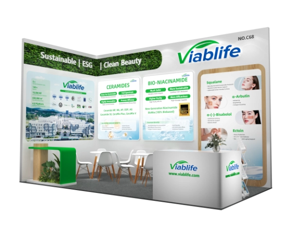 Viablife на выставке in-cosmetics Asia 2026 Viablife at in-cosmetics Asia 2026